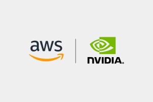 AWS and NVIDIA logos